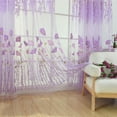 thumbnail image 4 of 2Pcs Gesang Voile Tulle Sheer Curtain Window Panel Drape 39.4x78.8, 4 of 9