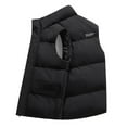 thumbnail image 4 of Durtebeua Men's Lightweight Vest Outerwear Winter Lightweight Packable Zip Up Sleeveless Padded Puffer Vest Z07-Black,4XL, 4 of 4