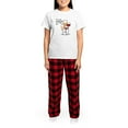thumbnail image 4 of CafePress - Its Not A Hangover Its Wine Women's Light Pajamas - Women's Short Sleeve Print T-Shirt and Pants Light Cotton Pajama Set, 4 of 7