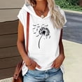 thumbnail image 4 of Yteetum Hoodies for Women Oversized Drawstring Sleeveless Graphic Printed Pullover Hoodie Womens Fall Winter Loose Comfy Hooded Outwer, 4 of 6
