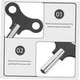 thumbnail image 2 of 2pcs Clock Key Grandfather Clock Winding Key Wind up Key Wear-resistant Clock Winders Key to Wind Antique Wall Clock Mini Clock Grandfather Winding Keys Alarm Clock Alloy Universal Assorted Color, 2 of 5