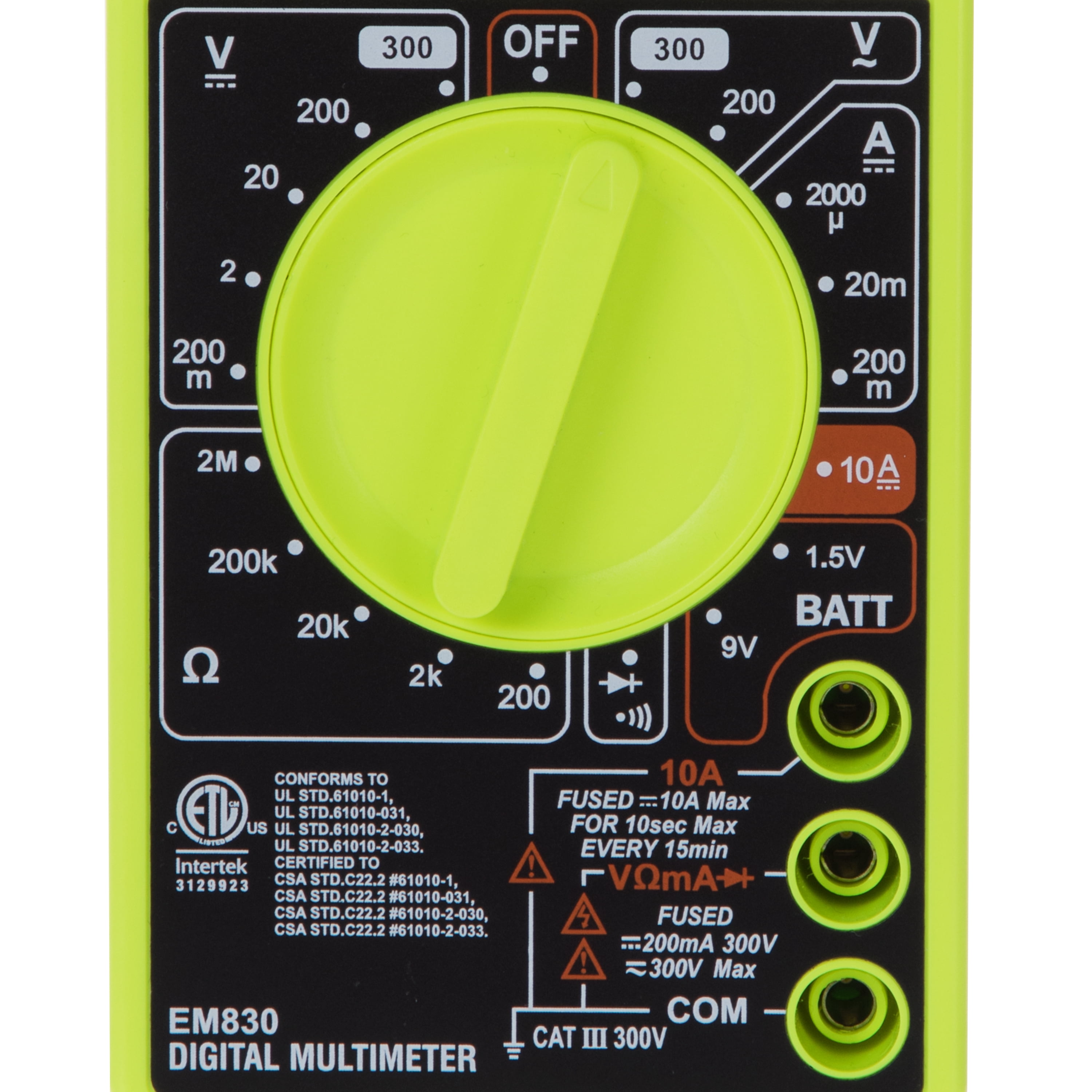 Hyper Tough 3 Piece Electrical Tester Kit with Storage Case TD35070