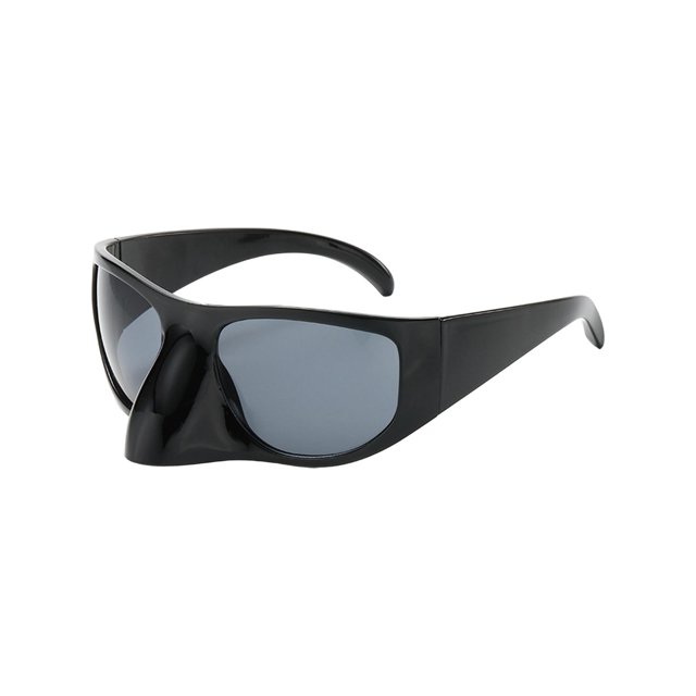 Gafas de sol para mujer, decoración, gafas de moda, suministros para fiestas para actividades al aire libre Negro