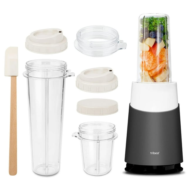 Tribest Personal II Mason Jar Ready Basic Pack Blender, Gray