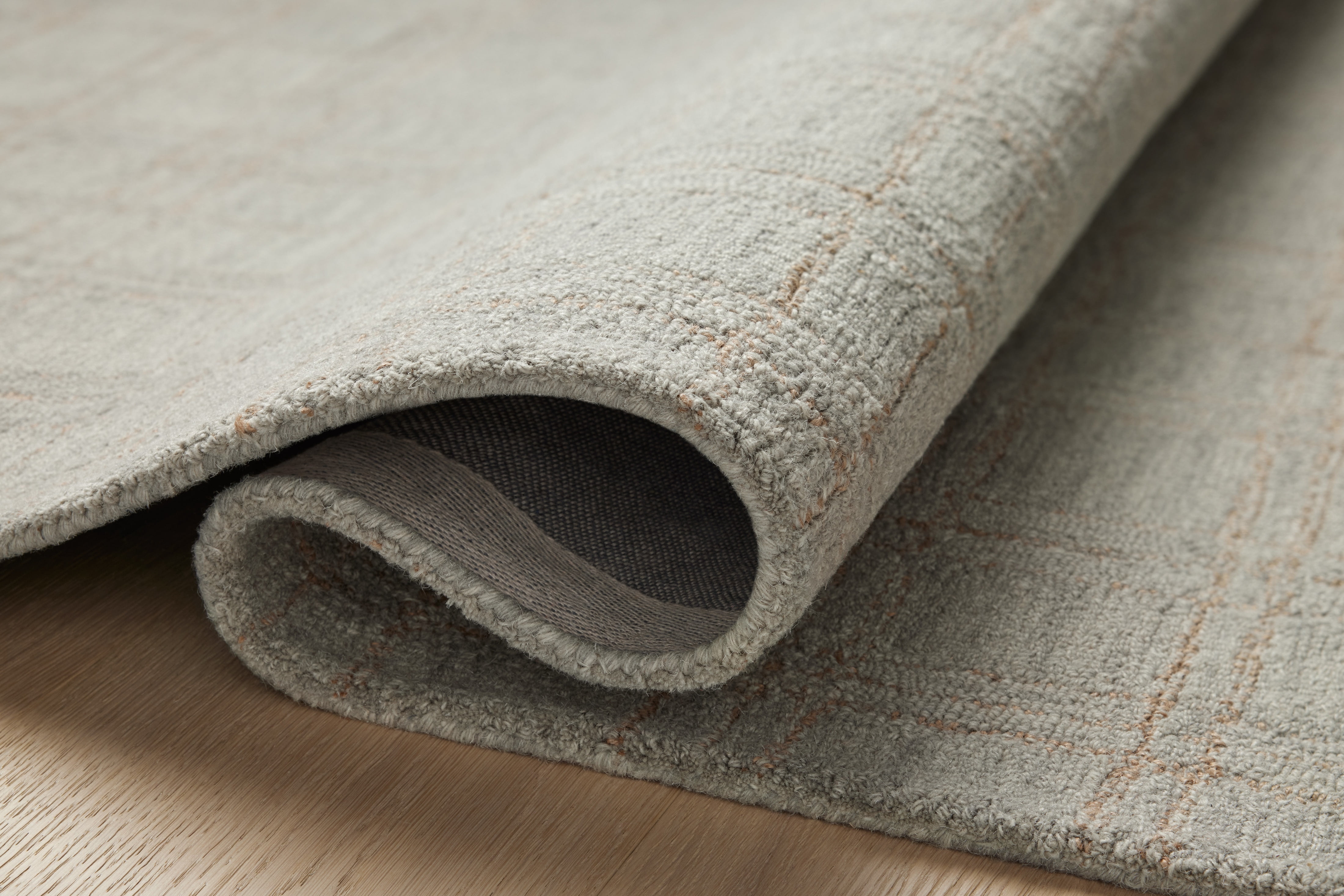 Chris Loves Julia x Loloi Polly Fog / Wheat 3'-6" x 5'-6" Accent Rug