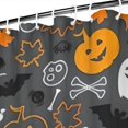 thumbnail image 3 of Halloween Ghosts Pumpkins and Bats Shower Curtain 84"x72" ,Bathroom Decorative Shower Curtains Set with 12 Hooks,Modern Waterproof Washable Shower Curtain, 3 of 6