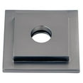 thumbnail image 1 of Bride de Douche Carrée en Laiton Moulé Solide & 44; Nickel Satiné, 1 of 1