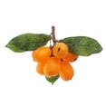 thumbnail image 1 of Matsuzay Modelo de frutas artificiales de simulación, níspero amarillo para la decoración de la cocina del hogar Plantas Artificiales 8 Níspero, 1 of 1