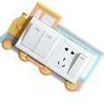 thumbnail image 2 of Silicone Light Switch Protective Cover Cartoon Luminous Socket Sticker cover Switch decorative Room Wall Panel Decor, 2 of 6