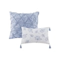 thumbnail image 3 of 8 Piece Cotton Printed Comforter Set Blue King, 3 of 16