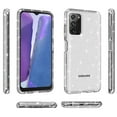 thumbnail image 3 of Allytech Galaxy A03s Case, Glitter Bling TPU Transparent Anti-Scratch Shockproof Bumper Anti-Yellow Slim Case Cover for Samsung Galaxy A03s 6.5" - White, 3 of 5