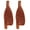Dark Tan Flower, variant on Horse Western Leather Latigo Tooled Replacement Saddle Fenders 5209