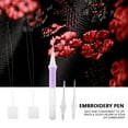 thumbnail image 3 of 3 Points Russe Broderie Stylo Outil en-Tête Commutable Bricolage Kit d'Artisanat, 3 of 8