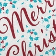 thumbnail image 2 of 18" x 18" Simply Daisy Merry Christmas with Holly Polyester Accent Pillow, Turquoise Qty 1, 2 of 3