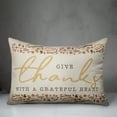 thumbnail image 3 of Creative Products Give Thanks on Linen 14x20 Spun Poly Pillow, 3 of 3