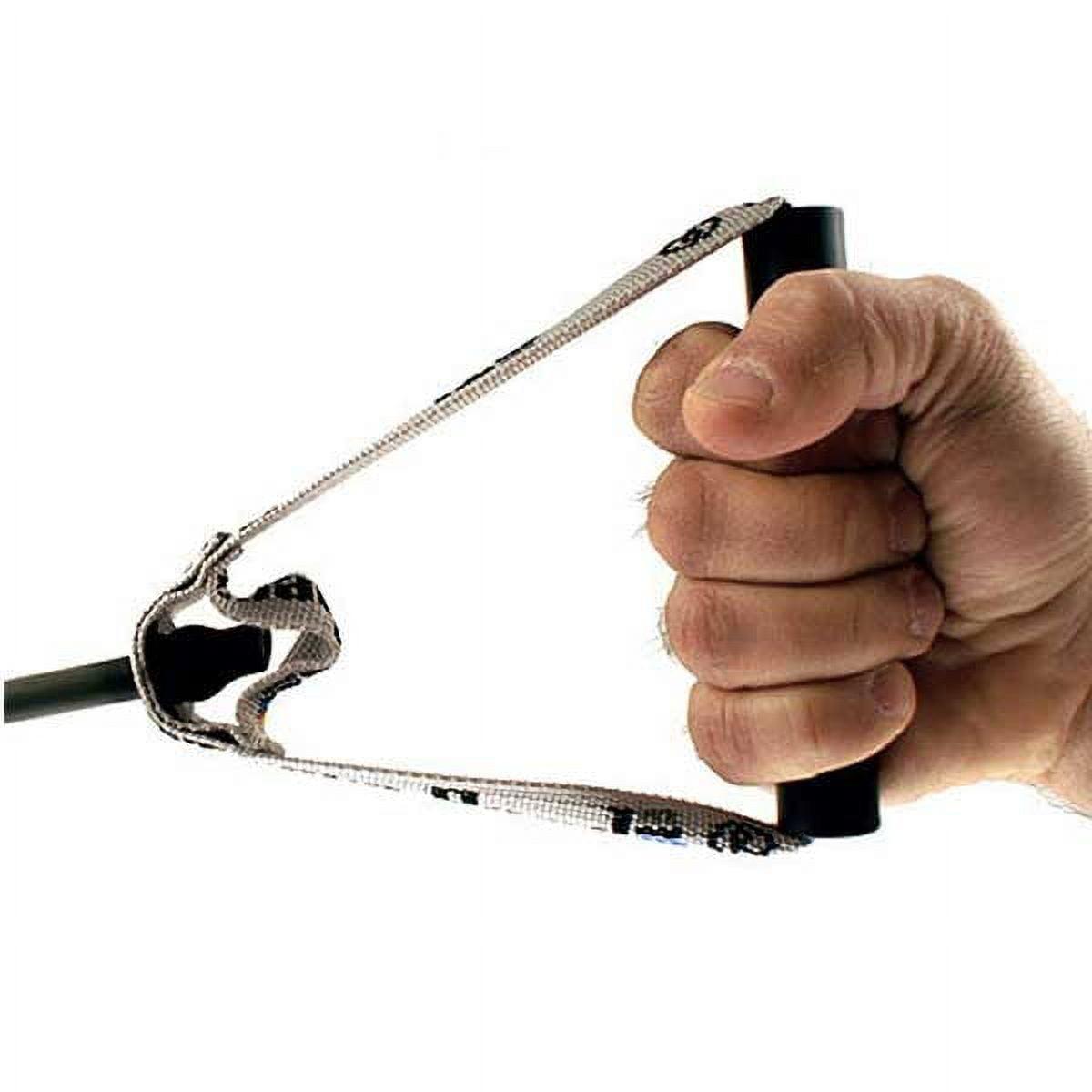 THERABAND Resistance Tubing, Hard Handles, 50 IN, Black, Special Heavy Thickness, 7.3 LBS Resistance, Level 6