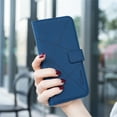 thumbnail image 3 of Allytechgroup Case for Samsung Galaxy S23 Ultra with Credit Card Slot, RFID Blocking PU Leather Slim Stand Wallet Flip Case Shockproof Full Body Cover Bumper for Samsung Galaxy S23 Ultra, Blue, 3 of 9