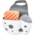 thumbnail image 3 of 2 Pack Sink Caddy Sponge Holder Sink Sponge Organizer, UNIKON Hanging Kitchen Adjustable Strap Faucet Caddy, White, 3 of 15