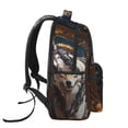 thumbnail image 3 of Balery Oil Painting Tribal Wolf Mochila Escolar Impresa, Mochila Ligera para Viajes Casual, Mochila Duradera y Cómoda Multifuncional, Mochila para Laptop-One Size, 3 of 5