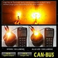 thumbnail image 5 of Alla Lighting CAN Bus T25 3156 3157 LED Bulbs Amber Yellow Turn Signal Lights, Plug-n-Play 3457NAK 4157NAK 5702AK 3757AK CANBUS Blinker Lamps Upgrade, 5 of 10