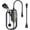 Black, variant on EVDANCE Level 1&2 EV Charger, Electric Vehicle Portable Charger with 25FT Cable, Home EV Charging Station for J1772 Electric Cars, 16Amp 110V-240V, NEMA 6-20 & NEMA 5-15 Plug
