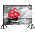 thumbnail image 1 of BSDHOME 7x5ft Oil Painting Backdrops, Ship in Ocean Photography Backdrops Polyester Photo Background Studio Props, 1 of 3