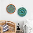 thumbnail image 6 of WIRESTER Wind Spinners Outdoor Hanging Décor 8" for Yard and Garden Decor, Outdoor Decorations - Tropical Mandala, 6 of 7