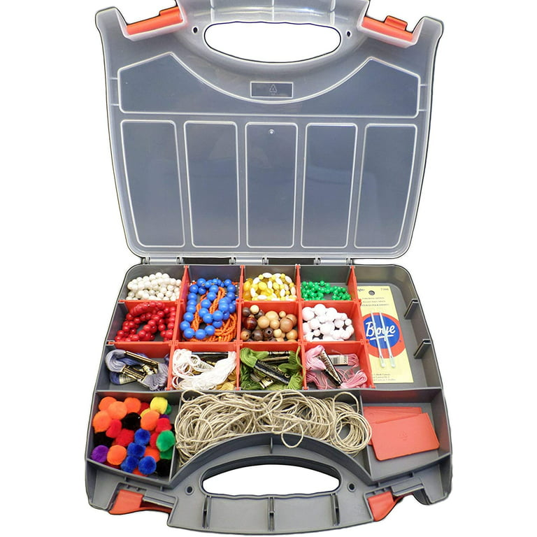 Double Sided Storage Organizer Carrying Case with 36 Compartments