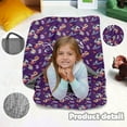 thumbnail image 3 of KAINSY Toddler Nap Mat with Pillow and Blanket, Personalized Name Nap Mats for Daycare Preschool Kindergarten Custom Ocean Series Portable Sleeping Bag for Kids Boys Girls Mermaid, 3 of 8