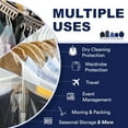 thumbnail image 5 of Plasticplace Clear Plastic Hanging Garment Bags, 1.0 Mil Sloped Shoulder Plastic Suit Bags Protect Full-Length Dresses, Coats, Uniforms, and More Long Apparel, 21" x 4" x 54", 50 Count, 5 of 7