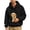 Black, variant on Pet Pouch Hoodie for Men Fall Winter Long Sleeve Oversized Sweatshirt with Dog Pouch Dog Carrier Hoodies