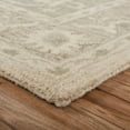 thumbnail image 3 of 9â€™ x 12â€™ Green and Cream Medallion Area Rug, 3 of 5