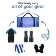 thumbnail image 3 of LISH Mesh Dive Bag - XL Multi-Purpose Equipment Diving Duffle Gear Tote, Ideal for Scuba, Snorkeling, Surfing and More (Blue), 3 of 6