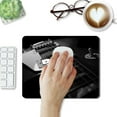 thumbnail image 3 of Black Guitar Non-Slip Rubber Gaming Mouse Pad - 9.5x7.9in, Ideal for Home, Office, and Laptop Use, Durable and Stylish, 3 of 6