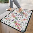 thumbnail image 4 of Pioneer Flower Floral Print Pattern Door Rugs,Washable Non Slip Door Mats Indoor,Decorative Door Mats,Entry Mat Indoor for Entrance,Bedroom,Kitchen,Bathroom,30"x17", 4 of 6
