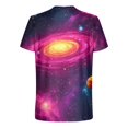 thumbnail image 4 of Yanghang Summer Tops T Shirts For Man Men's Casual Sky Printed Round Neck Short Sleeved T-Shirt Top Shirts For Men, 4 of 5