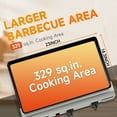 thumbnail image 3 of SKOK Portable Flat Top 17'' Gas Griddle with 30,000 BTU Propane for Outdoor Camping & Patio, 3 of 7