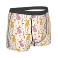 thumbnail image 2 of KLL Yellow Pueple Rabbit Men's Cotton Boxer Briefs Underwear-XX-Large, 2 of 8