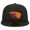 thumbnail image 2 of Men's New Era Black Oregon State Beavers 59FIFTY Fitted Hat, 2 of 6