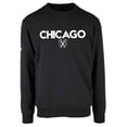 thumbnail image 2 of Men's Levelwear Black Chicago Blackhawks Zane City Capsule Pullover Sweatshirt, 2 of 3