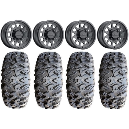Method 414 15 Wheels Black +13mm 31 MotoClaw Tires Polaris RZR XP 1000 / PRO XP / Ranger XP 900/1000