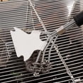 thumbnail image 5 of BBQ Bristles Grill Brush, Heavy Duty Grill Cleaner Brush Scrubber, Stainless Steel Grill Brush, Y Shape BBQ Brush with Long Handle & Extra Wide Head, Grill Cleaning Tool, 1 Pcs, 12.2x6.41", 5 of 8
