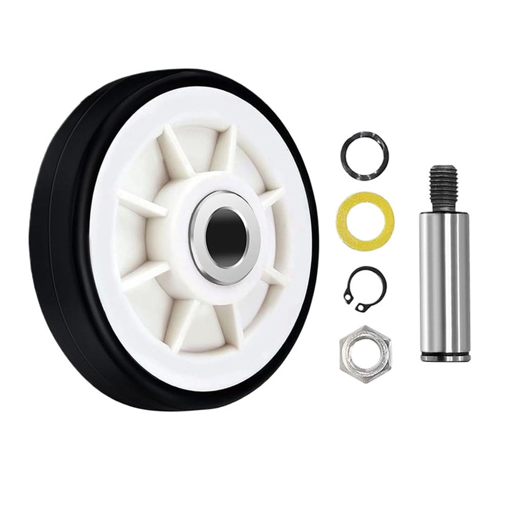 TOP-MAX 303373K Dryer Drum Roller Kit, fit for Crosley Maytag Kenmore Dryer, Replace 303373, 312948, 400518, 63129480, 3-3373, 6-3129480, AH1570070, AP4008534, AP6009858