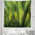 thumbnail image 1 of Tropical Tapestry, Plam Tree Foliage Tropical Plants Leaves Forest Theme Exotic Natural Beauty Image, Fabric Wall Hanging Decor for Bedroom Living Room Dorm, 5 Sizes, Green, by Ambesonne, 1 of 1