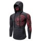 thumbnail image 2 of Sudadera con capucha YUEHAO para hombre, sudadera con capucha de manga larga con estampado de calavera y máscara, blusa, sudaderas con capucha para hombre, 2 of 8