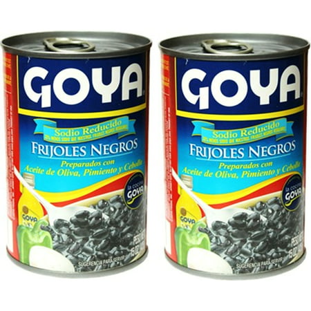 Goya Black Bean Soup Low in Sodium 15 oz (Pack of