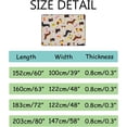 thumbnail image 3 of Crawling Indoor Carpet Play Mat Dachshund for Living Room Bedroom Educational Nursery Floor Mat Area Rugs 60x48inch, 3 of 6