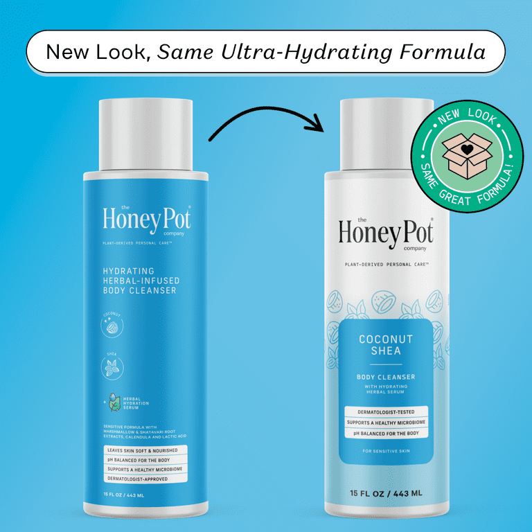 The Honey Pot Company, Coconut Shea Hydrating Body Cleanser, 15 fl. oz