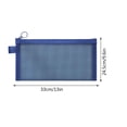 thumbnail image 2 of Darzheoy Pencil Pouch Mesh Zipper Pencil Case Pen Bag Small Cosmetic Bag, Storage Container, 2 of 4