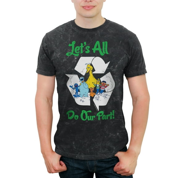 Men's Sesame Street Let’s All Do Our Part Graphic T-Shirt